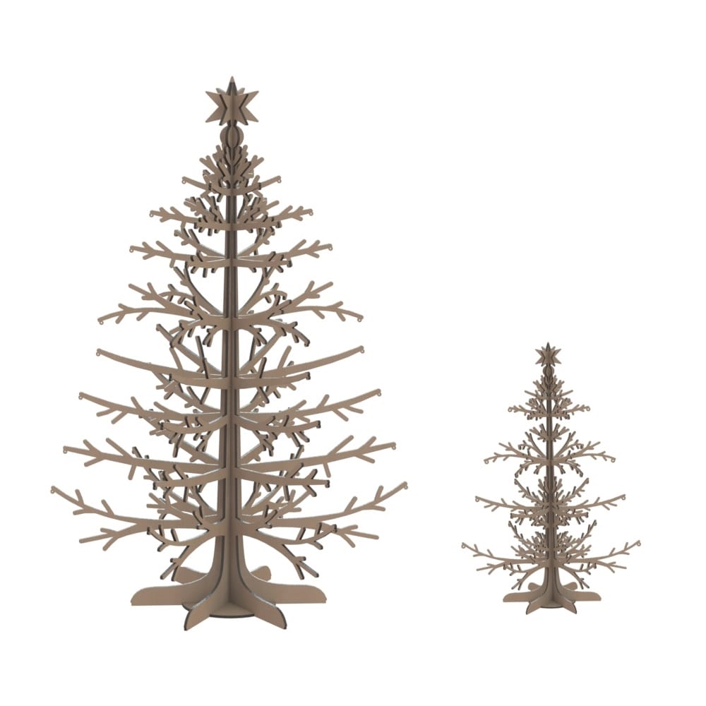 Interlocking Ornament Display Christmas Tree Laser Cut File