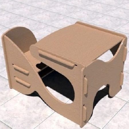 Montessori Toddler Table and Chair Laser Cut File