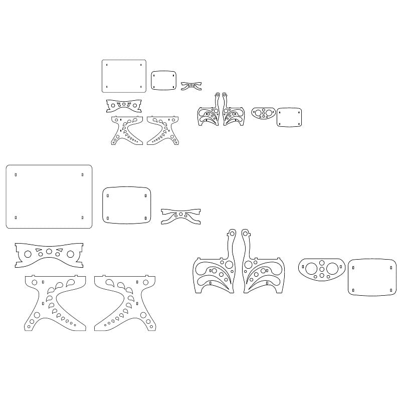 Toddler Table and Chair Set Laser Cut File