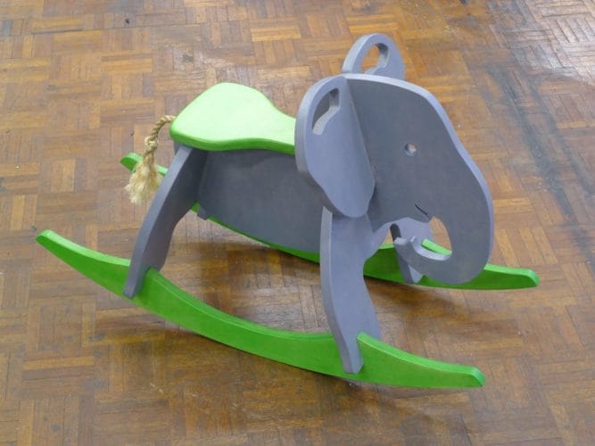 Elephant Rocking Chair Laser Cut File