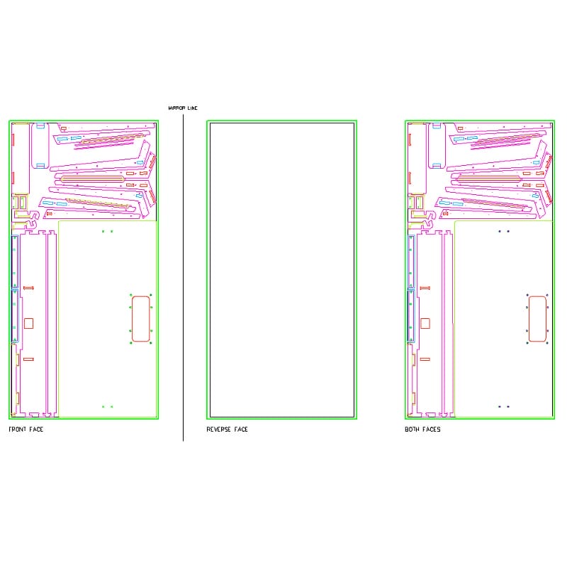 Plywood Studio Desk Laser Cut File