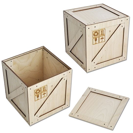 Solid Gift Packaging Box Laser Cut File