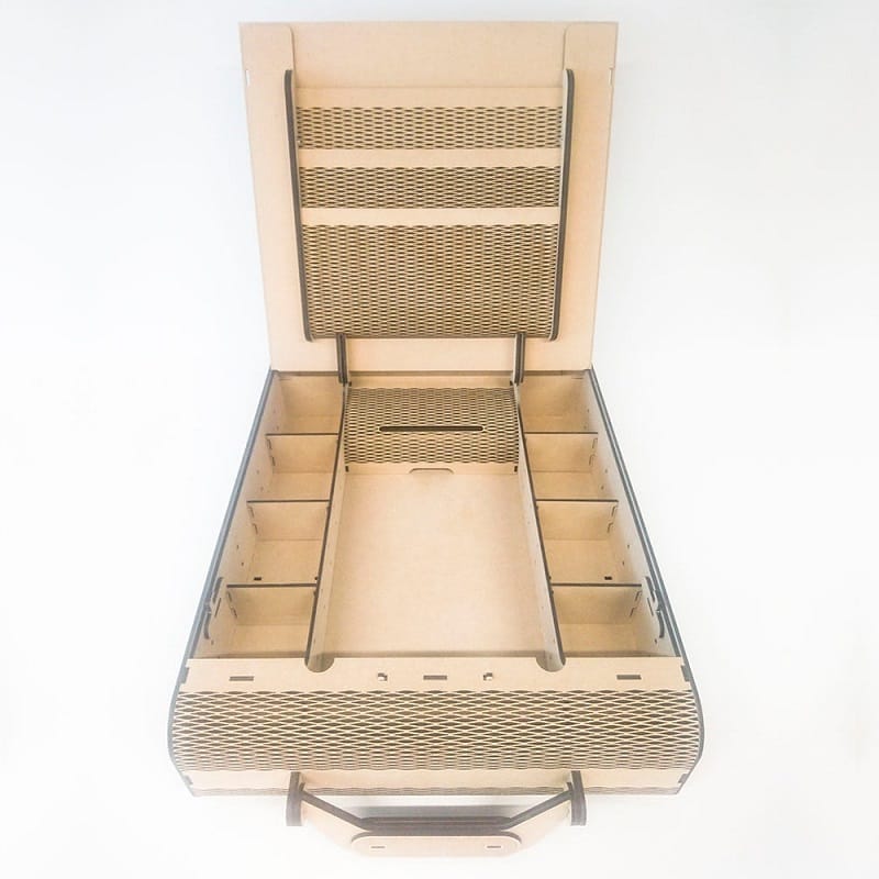 Portable Organizer Box Laser Cut File