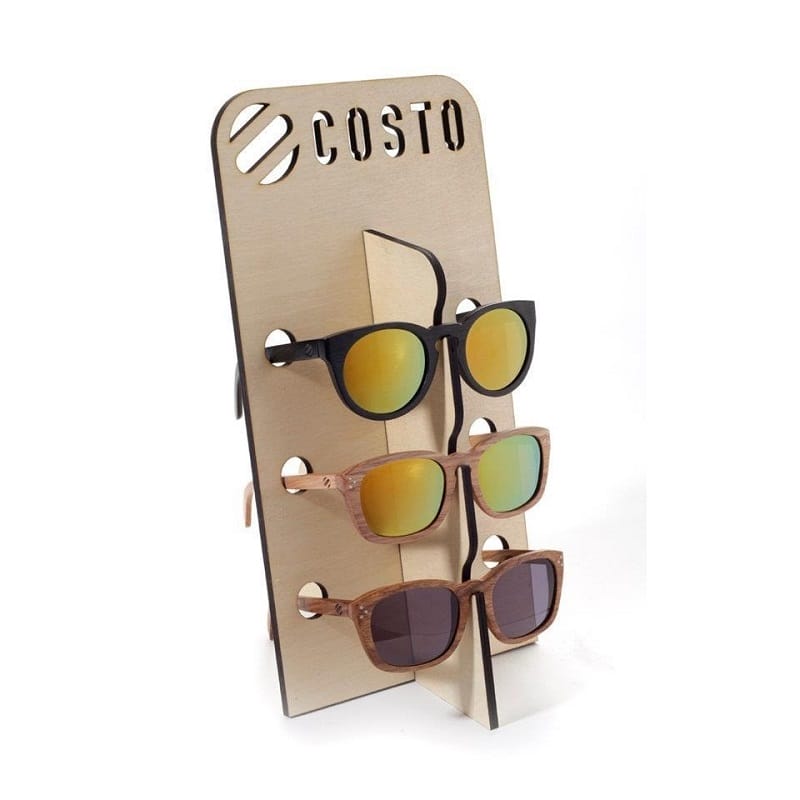 Wooden Sunglasses Display Stand Laser Cut File