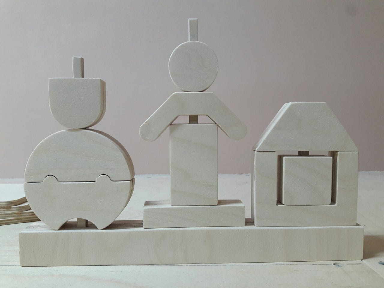 Agricultural Wooden Toy Blocks Laser Cut File