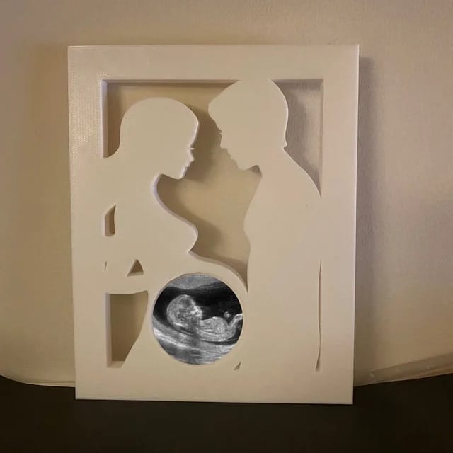 Pregnancy Photo Frame Laser Cut File