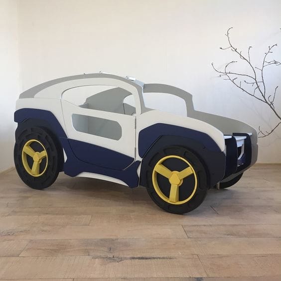 Jeep Bed Plan for Kids Laser Cut File