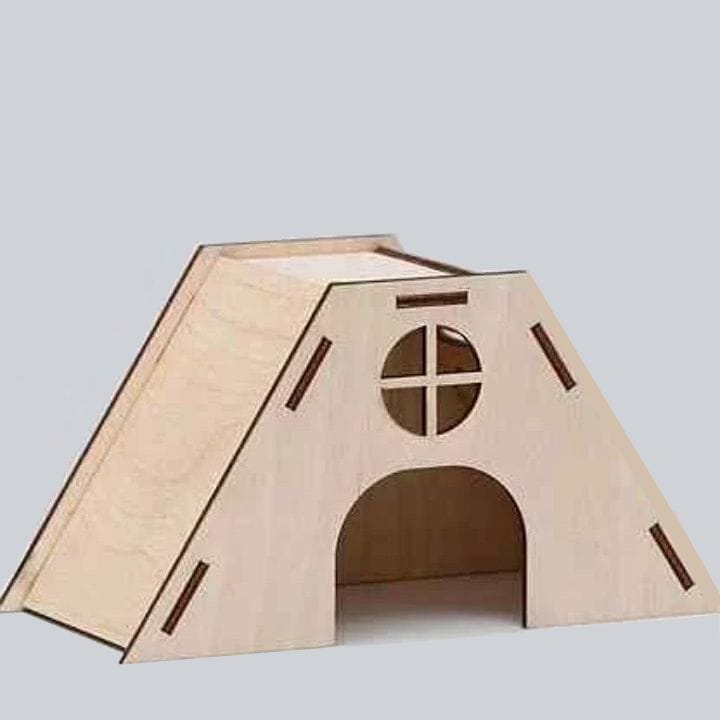 Plywood Hamster House Laser Cut File