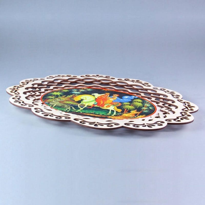 Oval Chocolate Candy Dish Laser Cut File