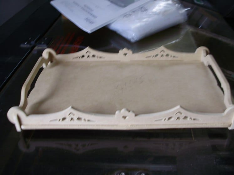 Tea Tray with Handles Laser Cut File
