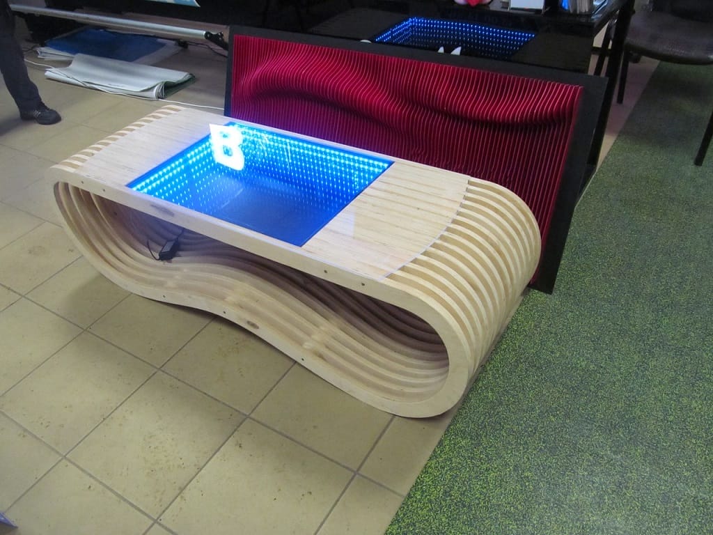 Wave Infinity Parametric Table Laser Cut File