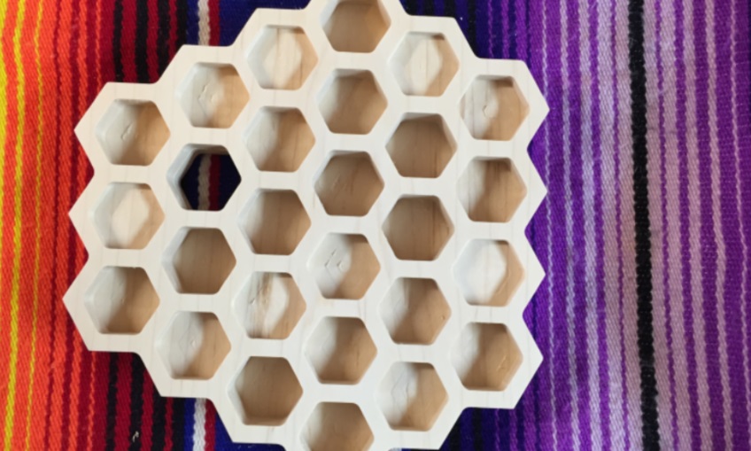 Honeycomb Trivet for Hot Dishes Laser Cut File