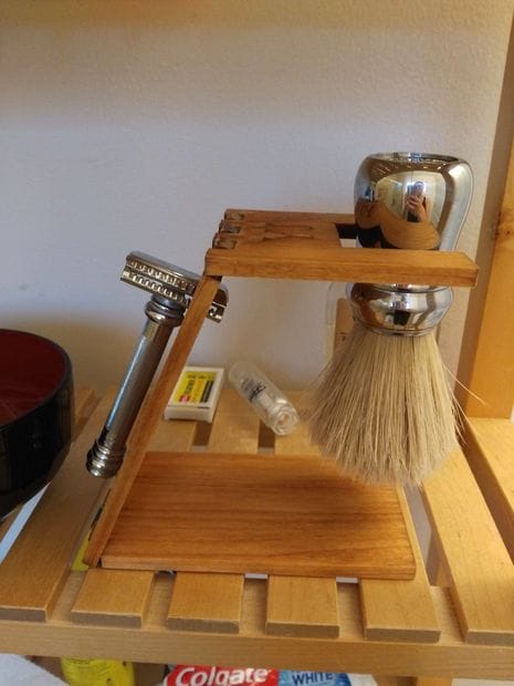 Shaving Machine and Brush Stand Laser Cut File
