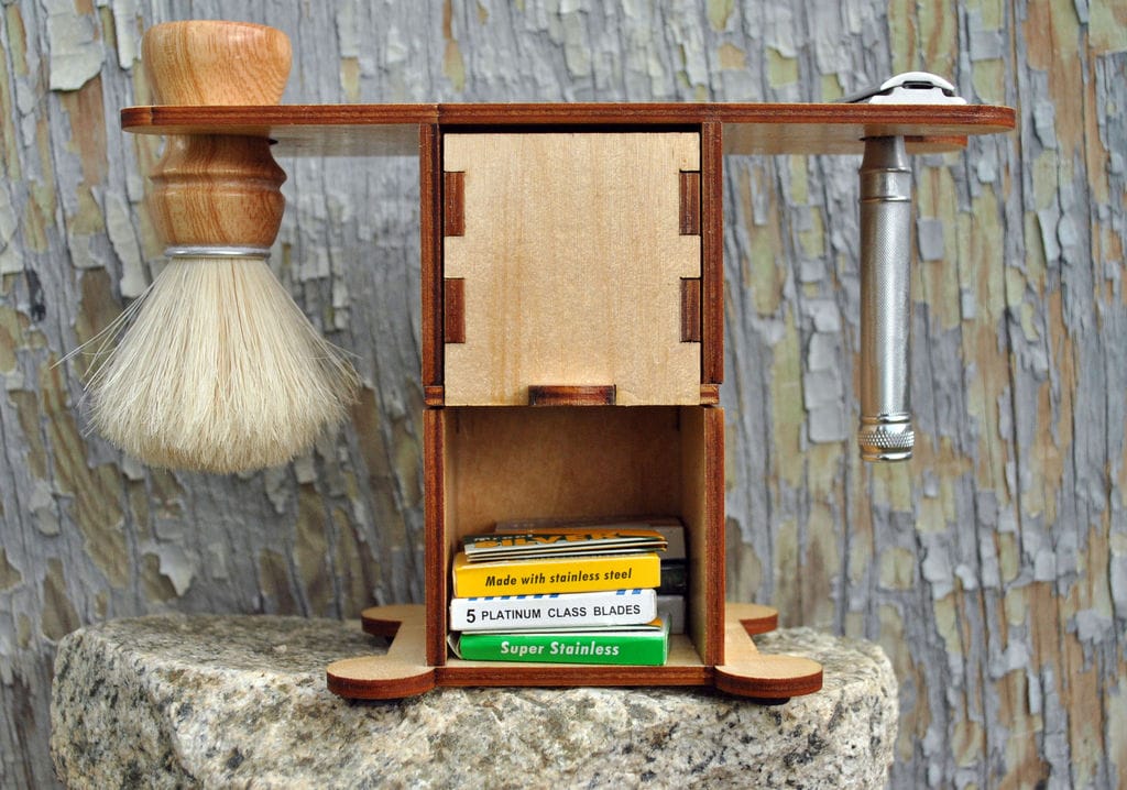Wood Shaving Set Stand Laser Cut File