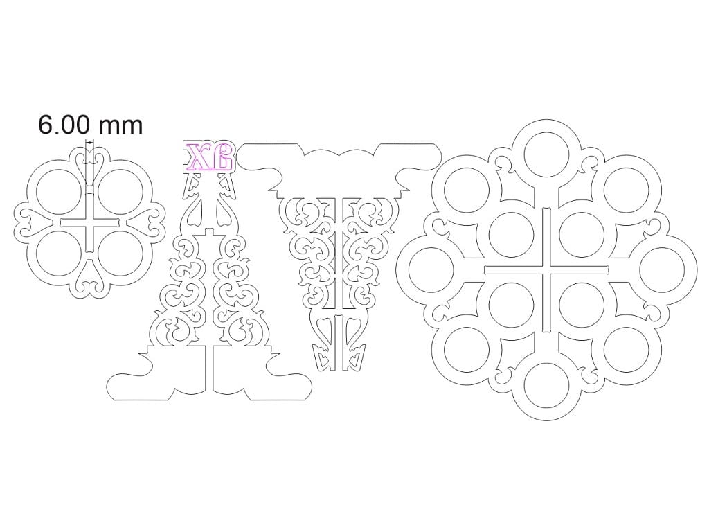 2 Tier Easter Egg Stand Laser Cut File