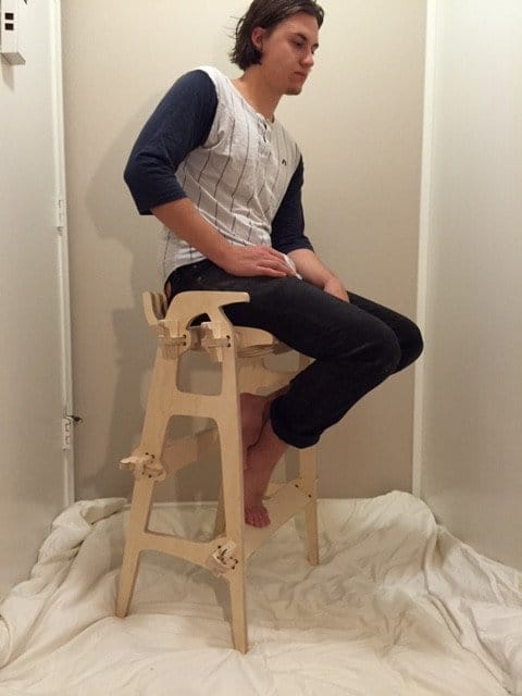 Parametric Bar Chair Laser Cut File