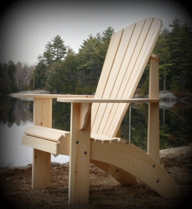 Wood Adirondack Chair Laser Cut File