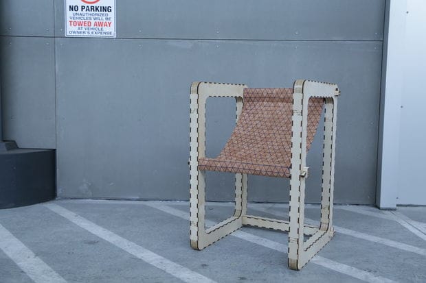 Plywood Flat Pack Chair Laser Cut File