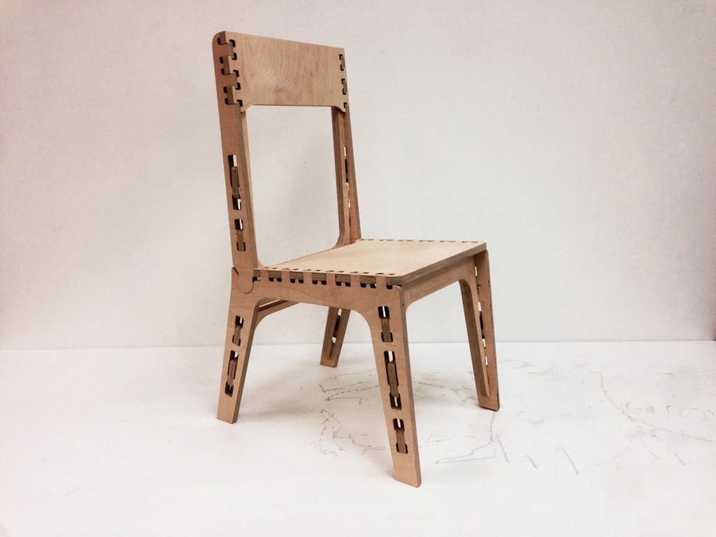 Plywood Gustaf Chair Laser Cut File