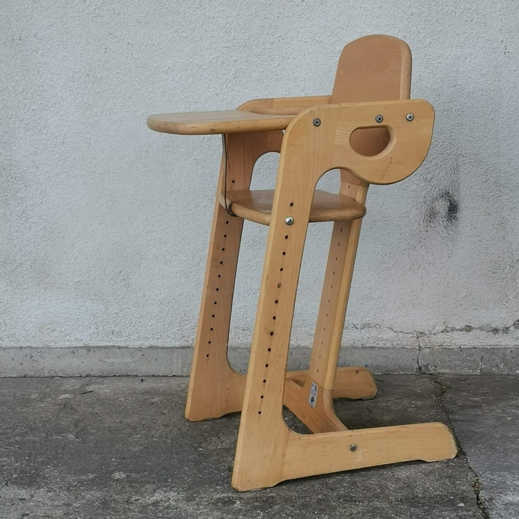 Plywood Baby Feeding Chair Laser Cut File