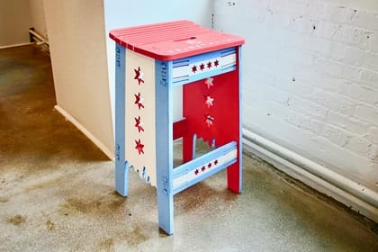 Plywood Chicago Stool Laser Cut File