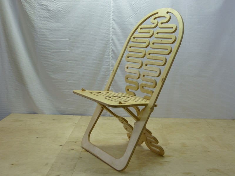 Lumberest Folding Chair Laser Cut File