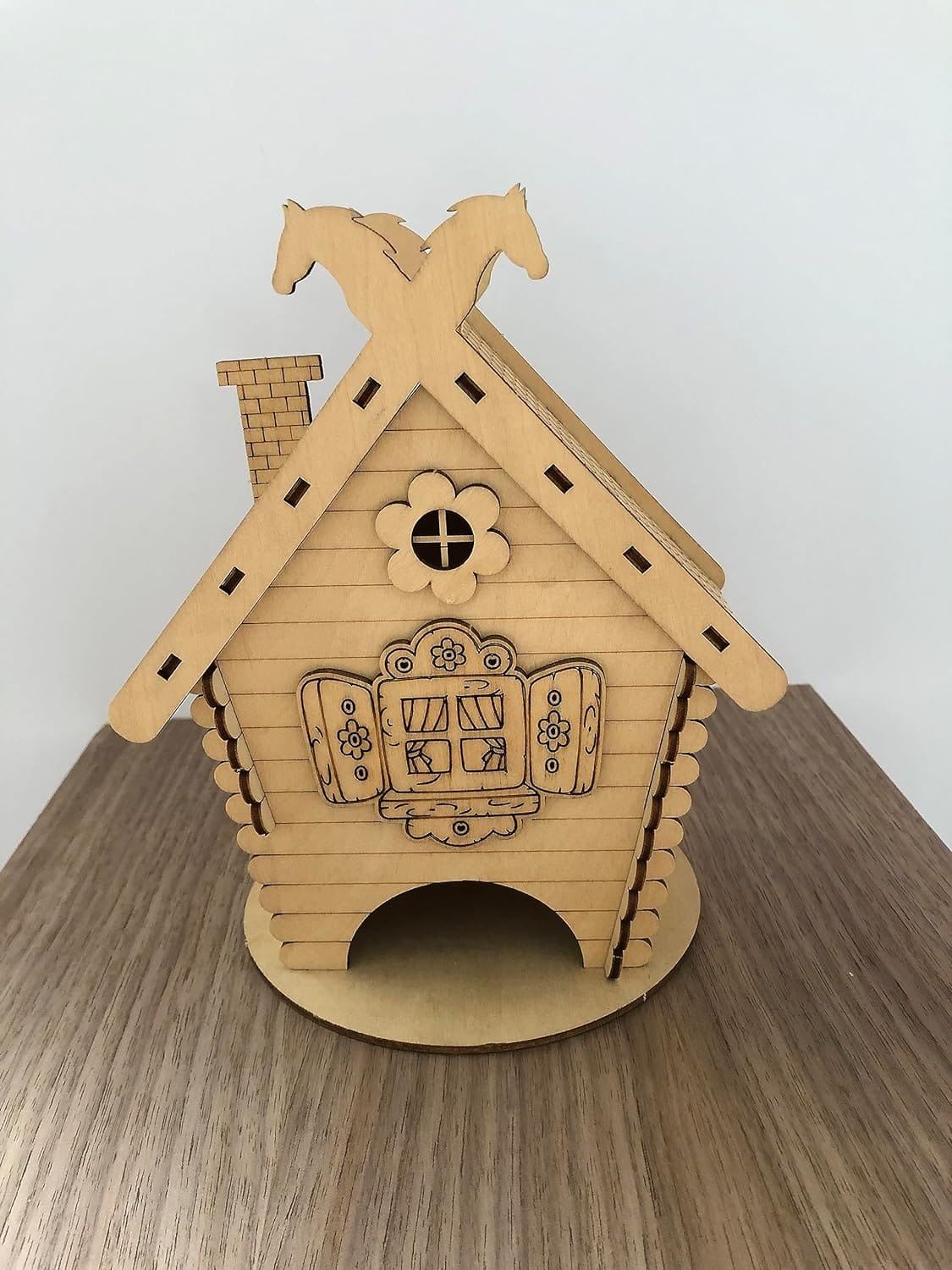 Hut House Tea Bag Holder Laser Cut File