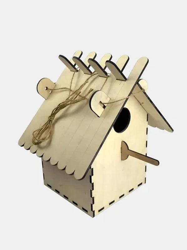 Wooden Backyard Birdhouse Laser Cut Ai Cdr Dxf Pdf Svg File Free