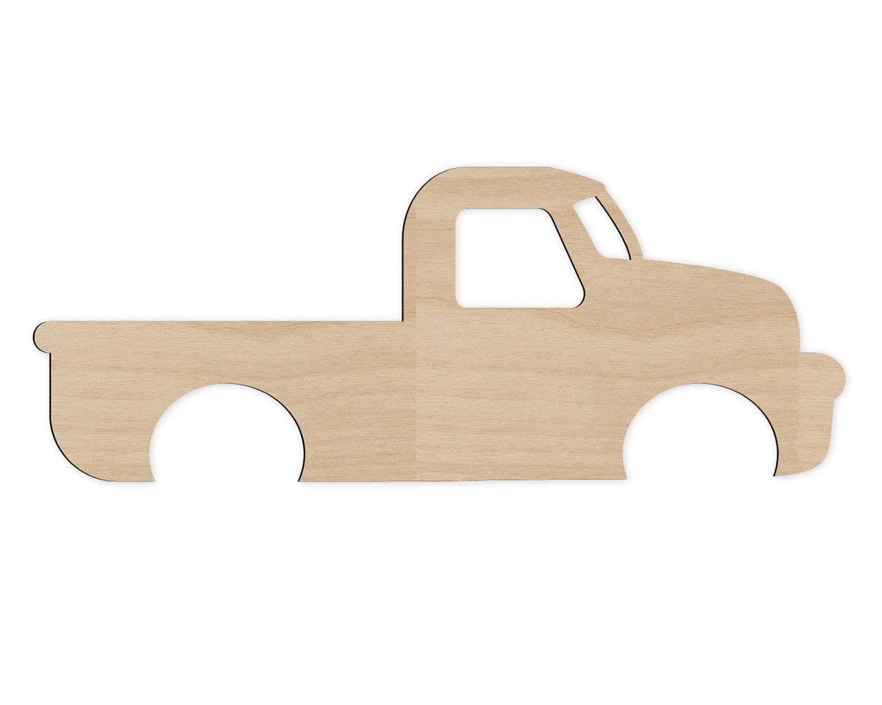 Truck Body Wood Cutout Craft Laser Cut File