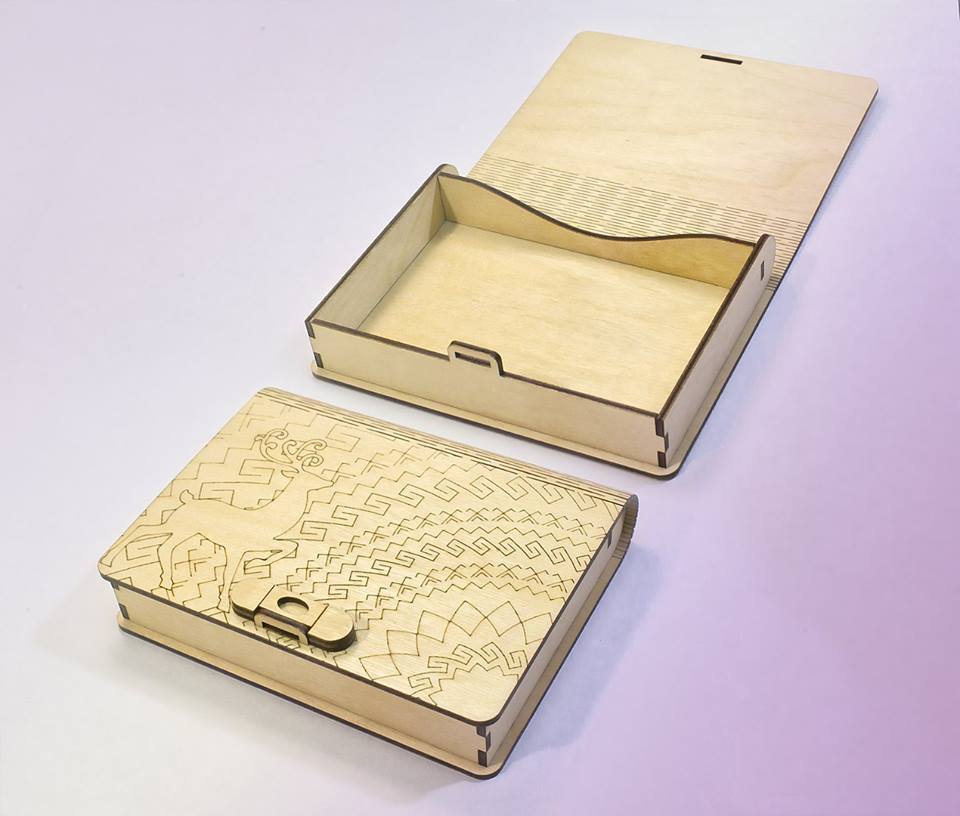 Wooden Flex Book Box Laser Cut File