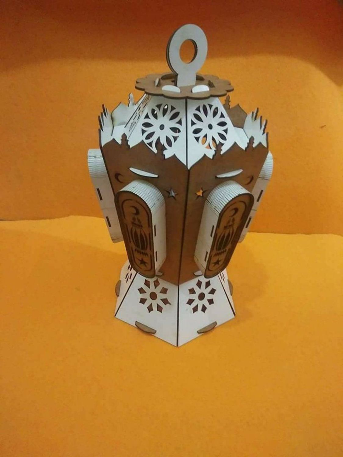 Ramadan Fanous Wooden Night Light Table Lamp Laser Cut File
