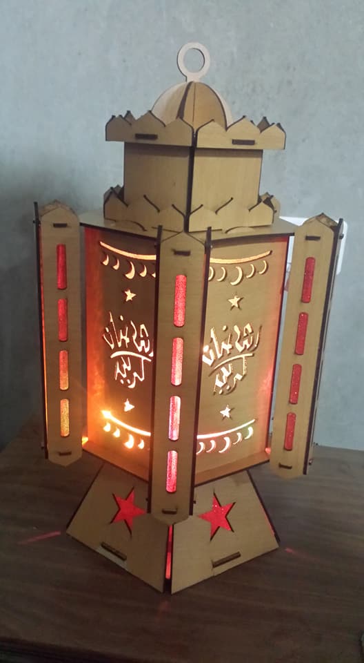 Egyptian Fanous Ramadan Lantern Laser Cut File