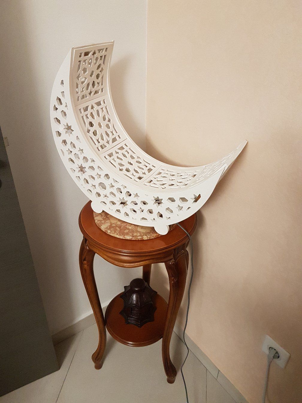 Ramadan Moon Night Light Lamp Laser Cut File