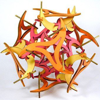 Sun Star 3D Wooden Puzzle Laser Cut File