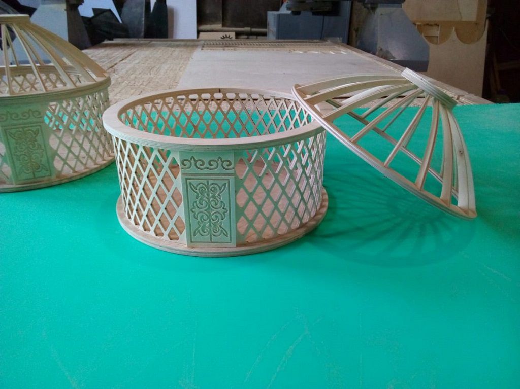 Yurt Shaped Candy Bowl Laser Cut File
