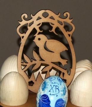 Easter Egg Tabletop Stand for Decoration Laser Cut File