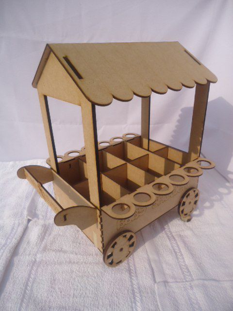 Candy Cart for Party Laser Cut File