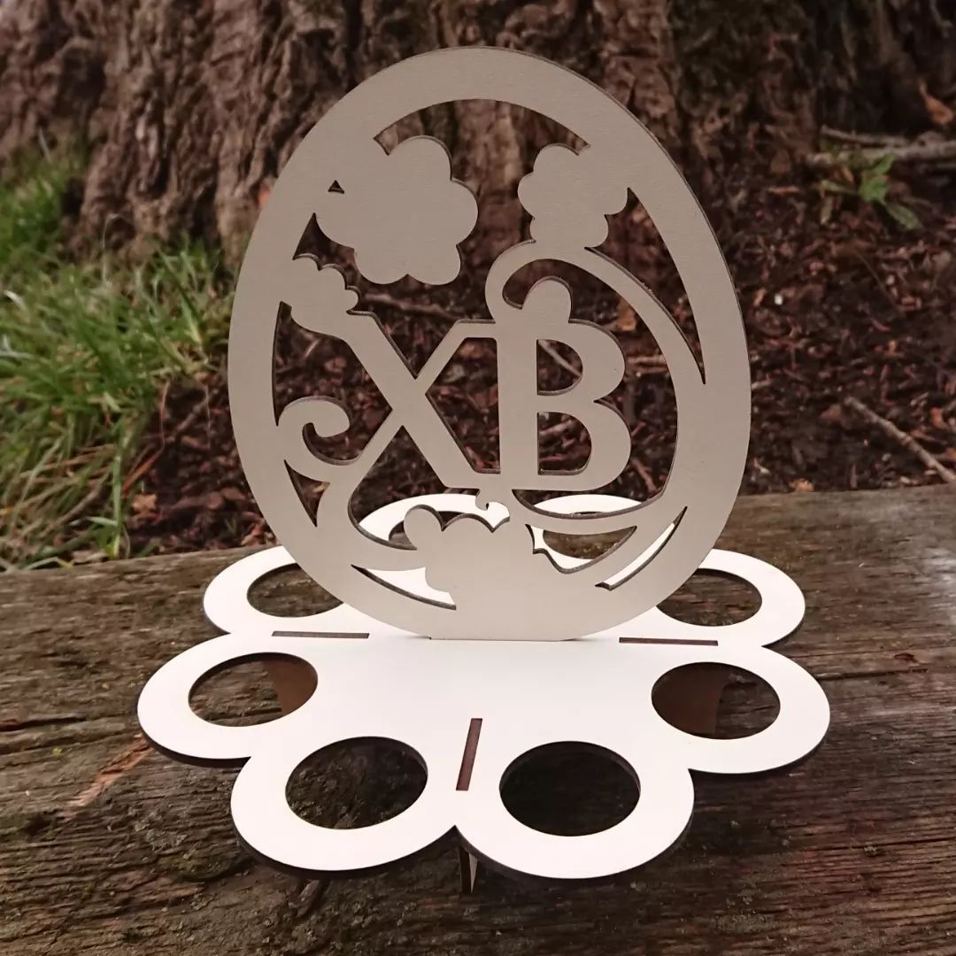 Easter Egg Organizer XB Egg Stand Decor Laser Cut File