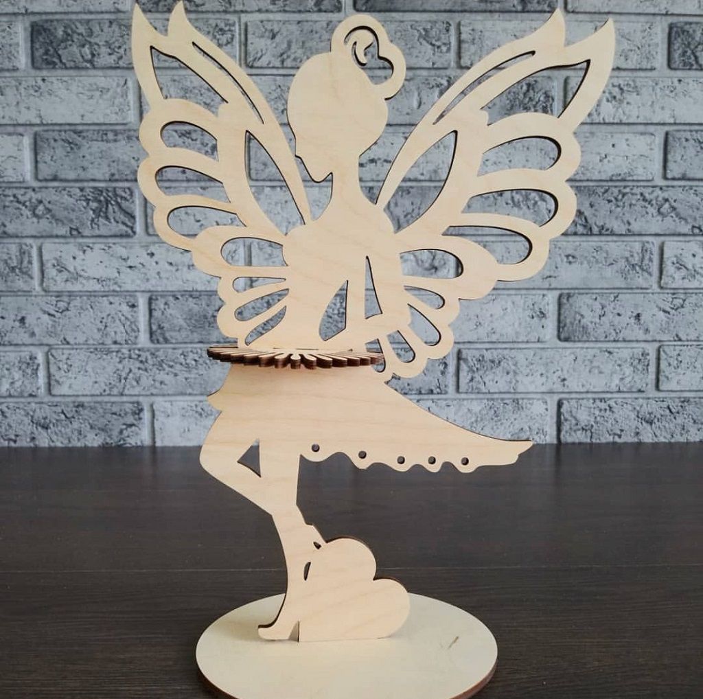 Fairy Napkin Holder for Party Decoration Laser Cut File