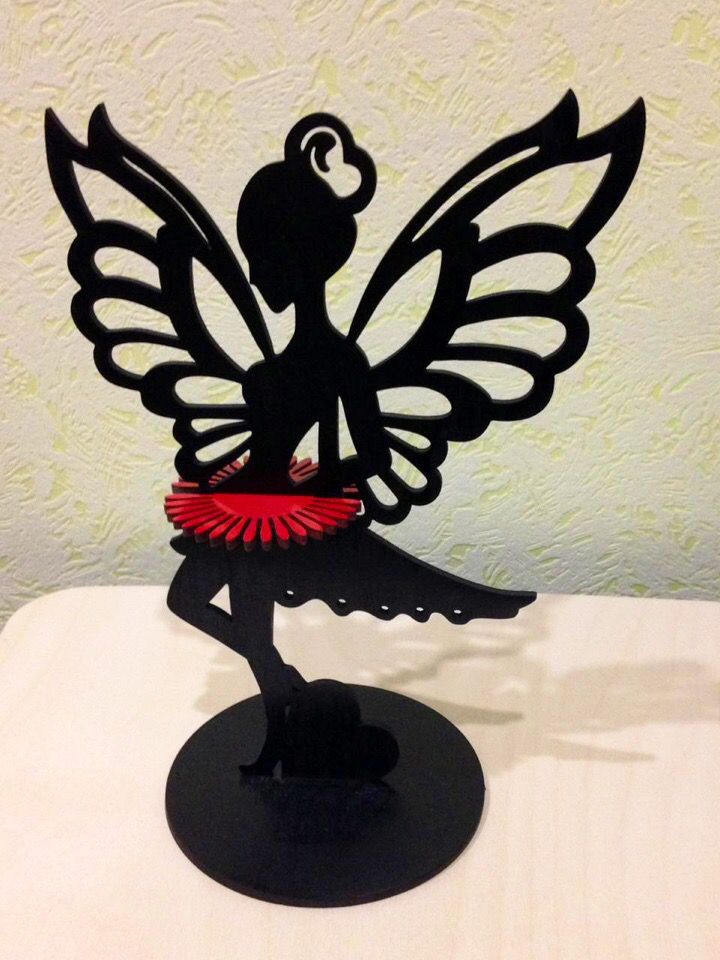 Fairy Napkin Holder for Party Decoration Laser Cut File