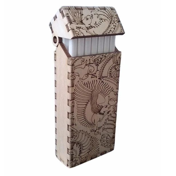 Cigarette Case Cigarette Holder Box for Men Laser Cut File