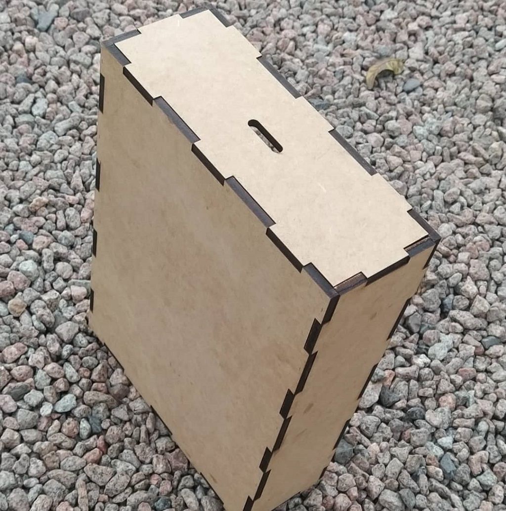 Tin Beer Cap and Wine Cork Box Laser Cut File