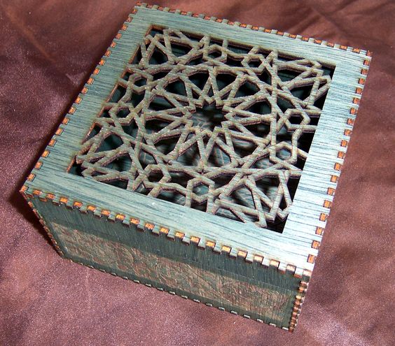 Wooden Decorative Trinket Box Laser Cut File