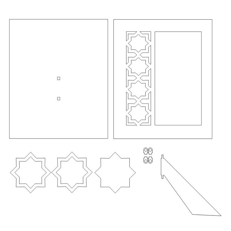 Laser Cut Persian Haft Sin Set for Persian New Year