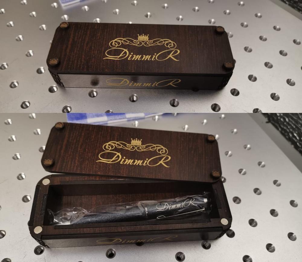 Laser Cut Wooden Pen Case Gift Box