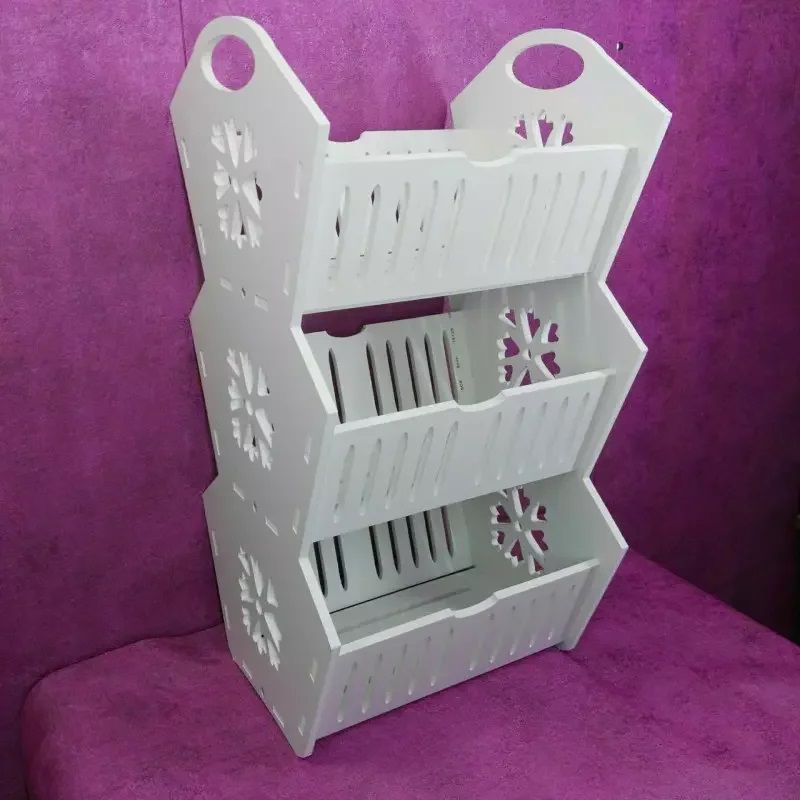 Laser Cut Onion Potato Storage Rack for Kitchen