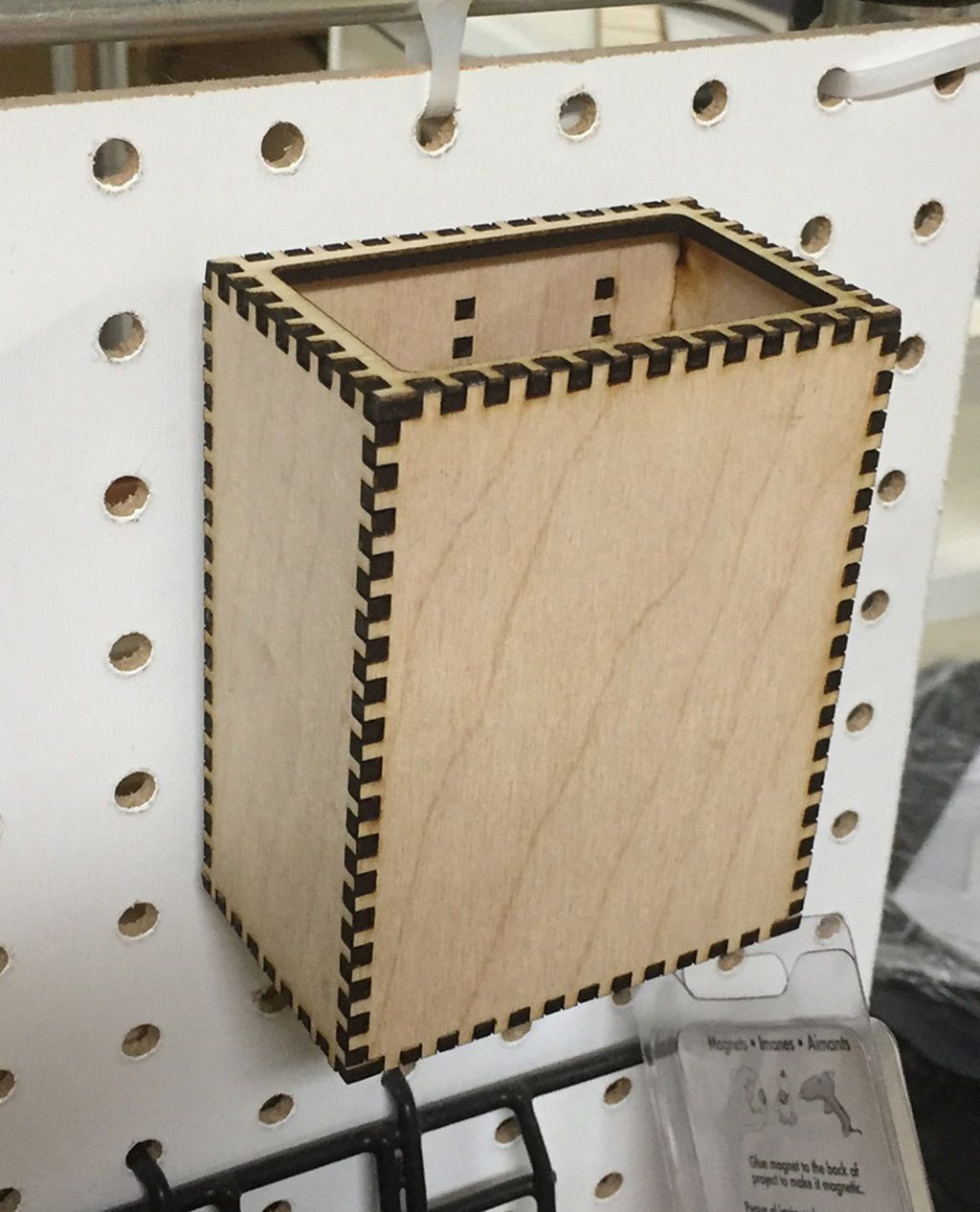 Laser Cut Pegboard Tool Box Organizer DXF SVG File