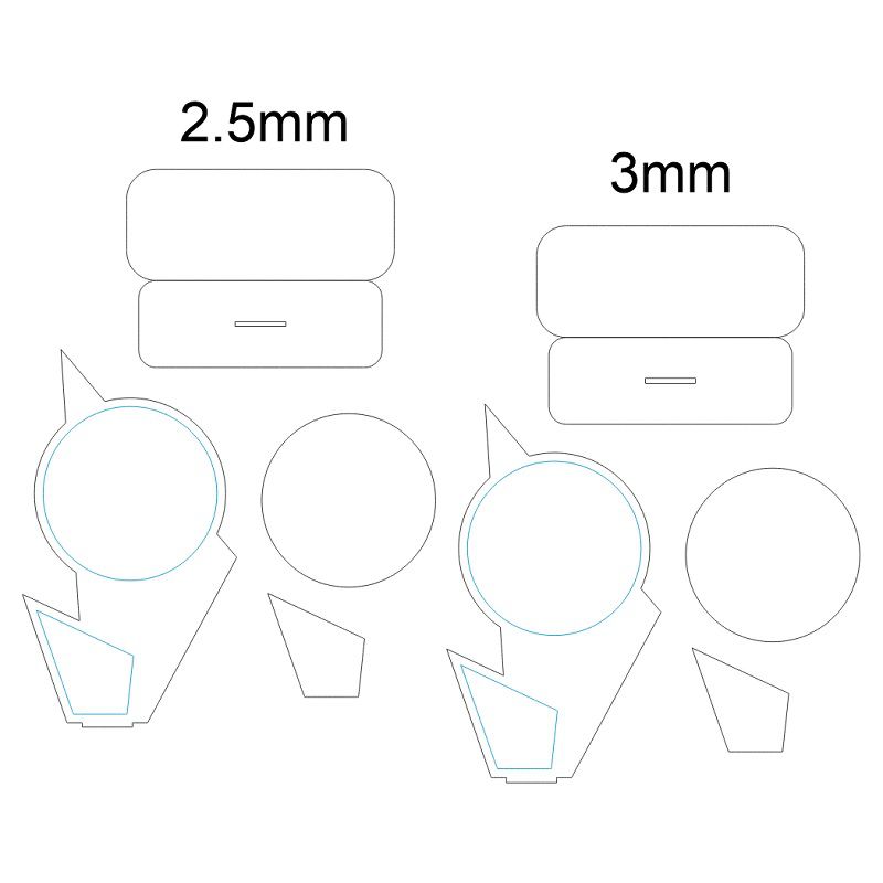 Laser Cut Wooden Employee Recognition Trophy CDR DXF File