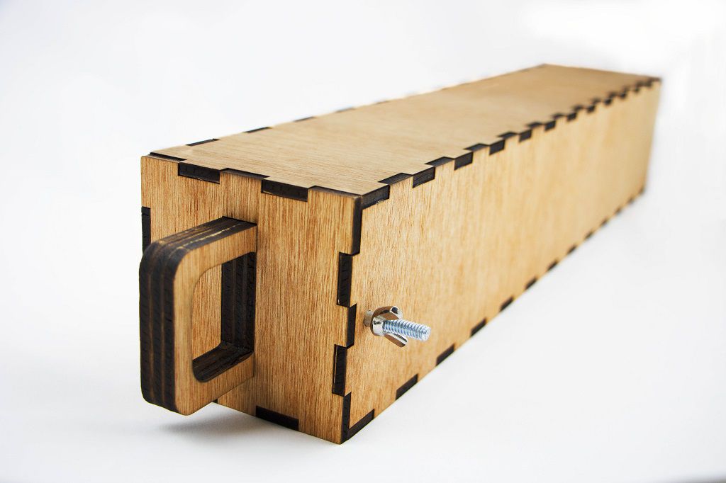 Laser Cut Poster Holder Box Vector