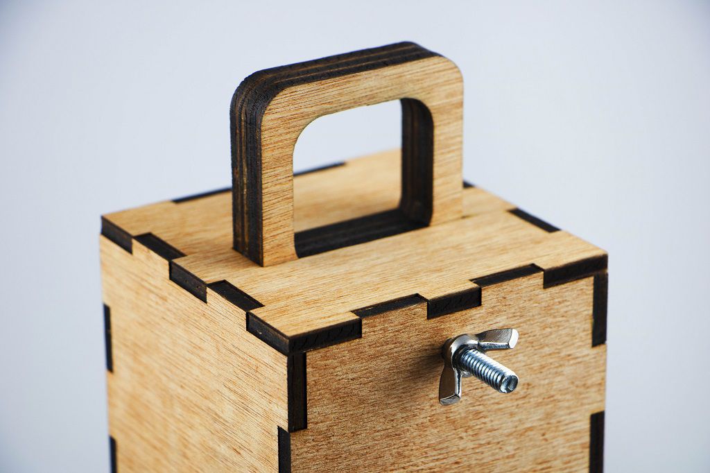 Laser Cut Poster Holder Box Vector